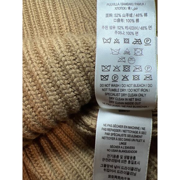 Burberry AUTHENTICATED Cashmere and Cotton Sleeveless Knit Dress Size Small- - Picture 11 of 15